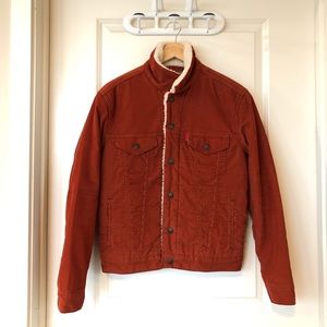 Corduroy Sherpa Trucker Jacket